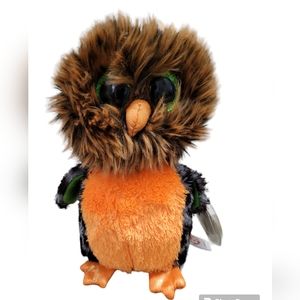 Ty Beanie Boos Owl Midnight Plush Stuffed Animal Toy Soft Protected Tags